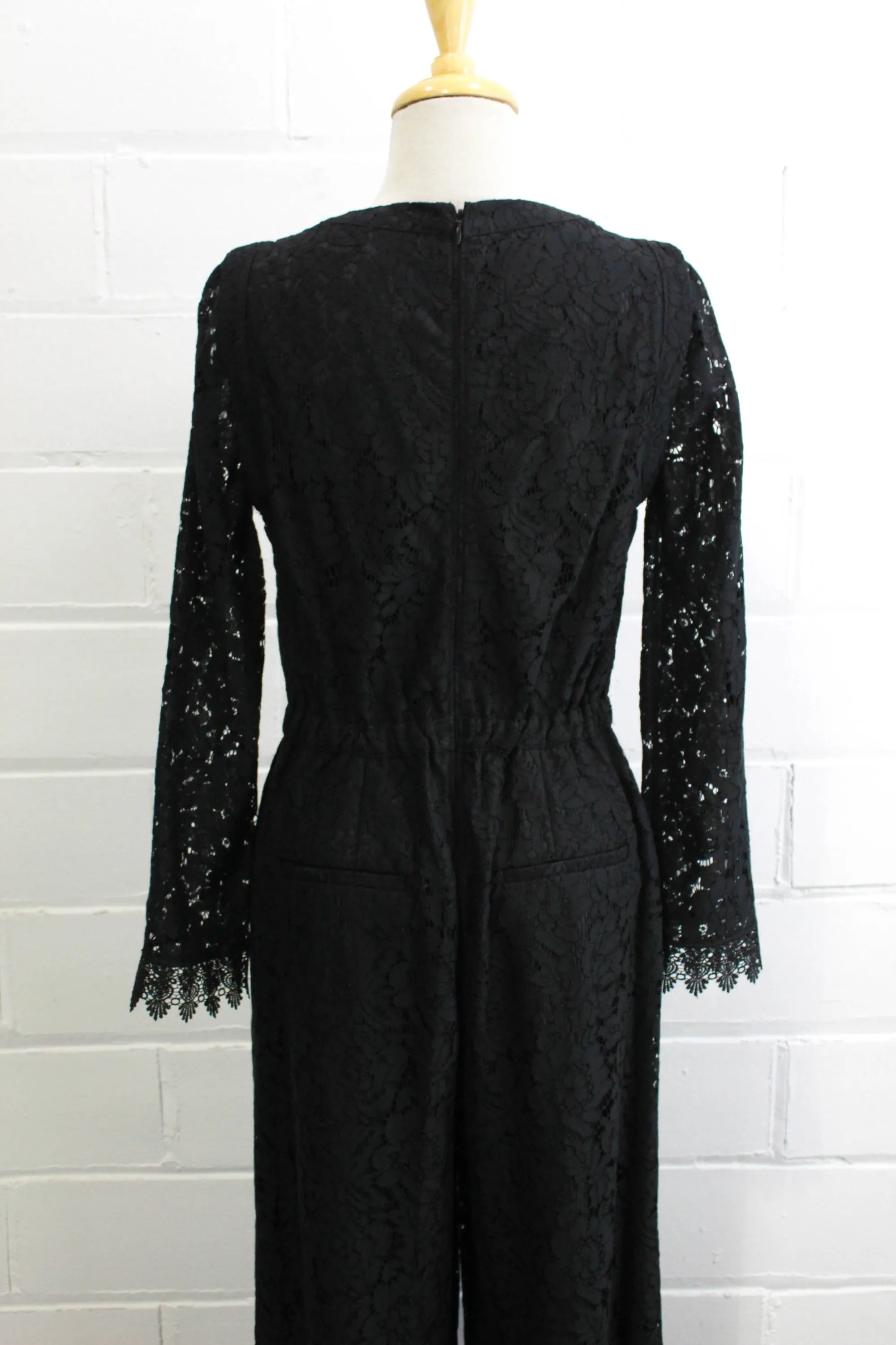 Black Lace Jumpsuit, Medium