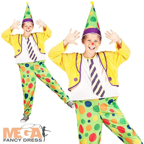 Boys Circus Clown Carnival Funhouse Costume   Hat