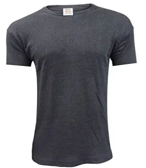 BUL ® 2 Mens Extreme Hot Thermal Underwear Set Short Sleeve Vest Suitable for Winter, Outdoor Work, Travel, Camping & Ski Wear Size S-XL (Xlarge, Charcoal)