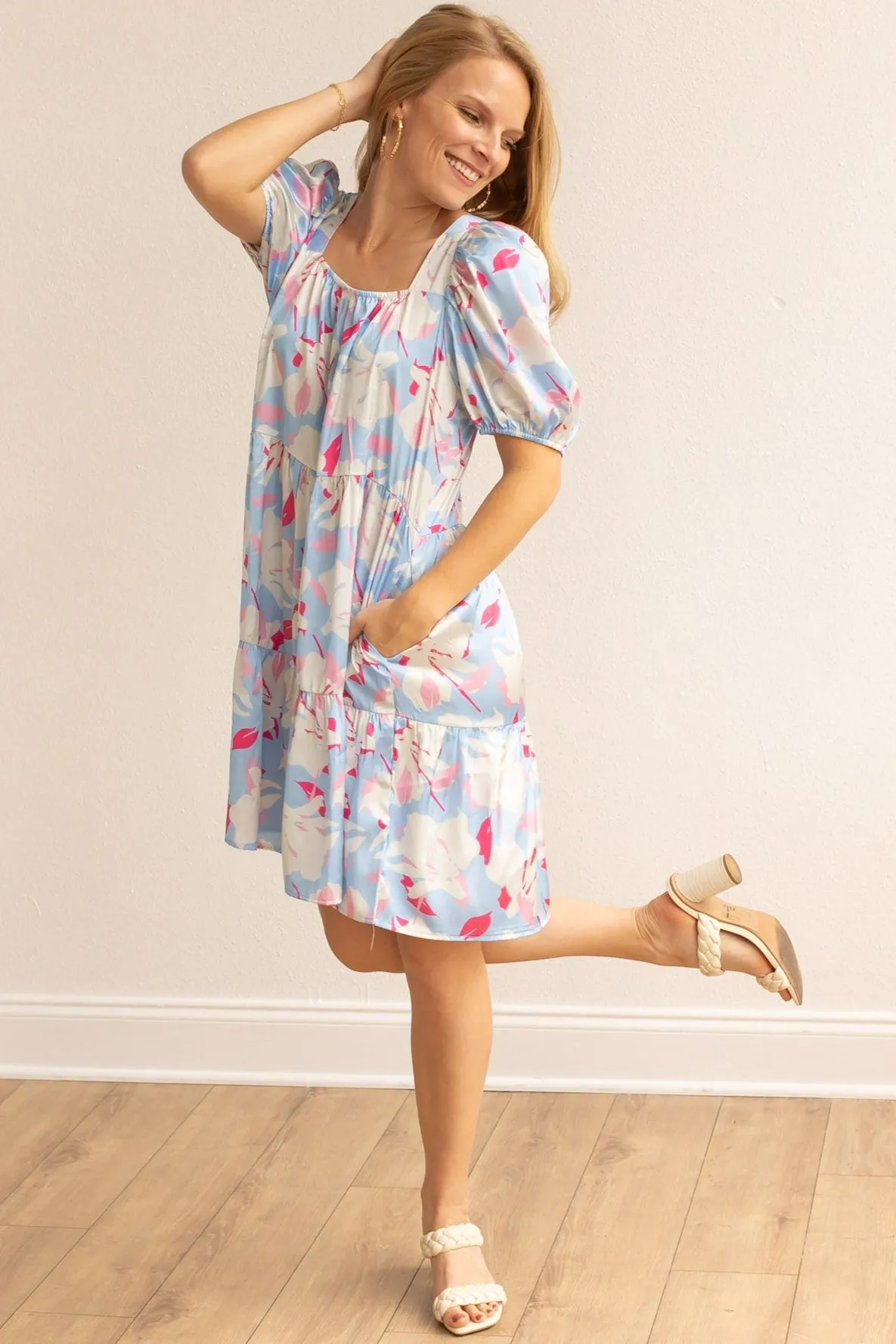 Cerulean Blossom Dream Dress