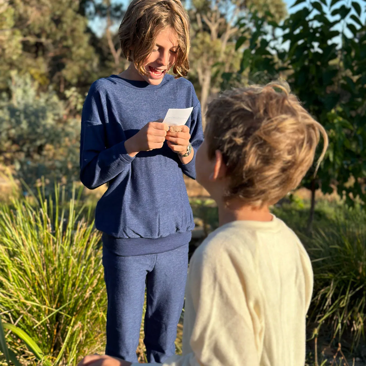 Child's PJ SET - 100% Organic Merino Terry (1-12y)