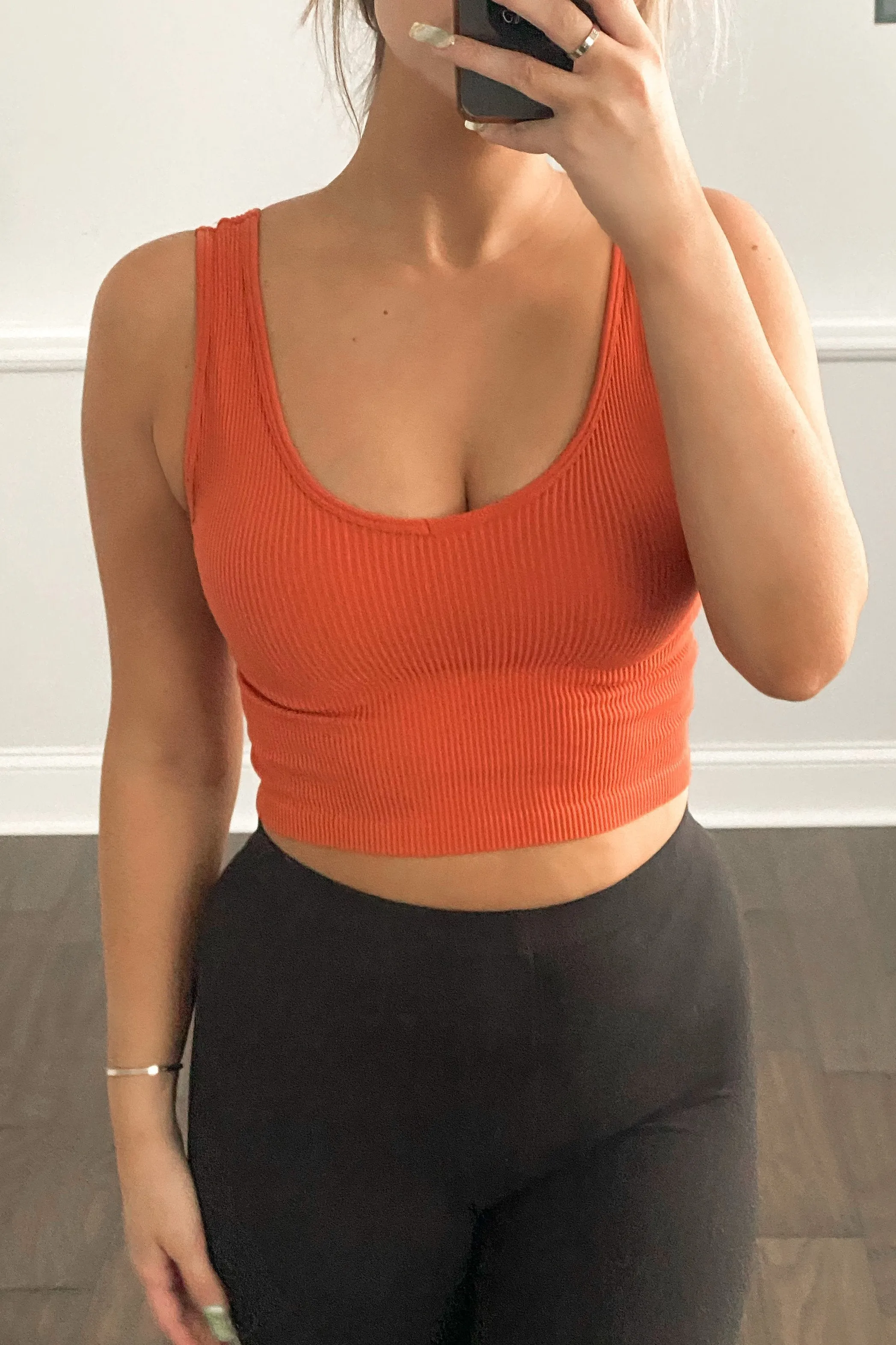 Cinnamon Crop Tank