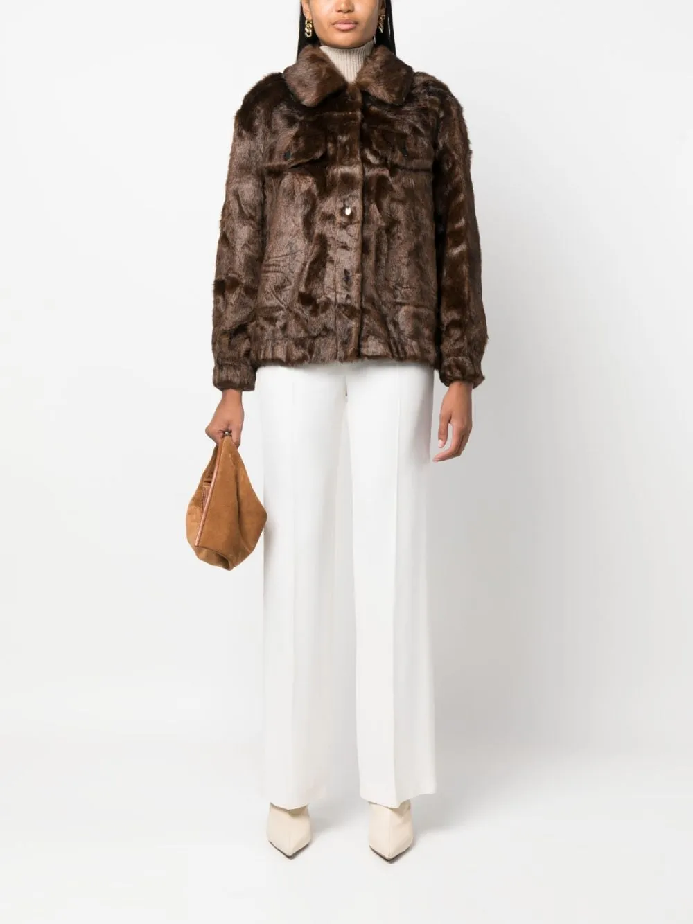 ERMANNO FIRENZE Jackets Brown