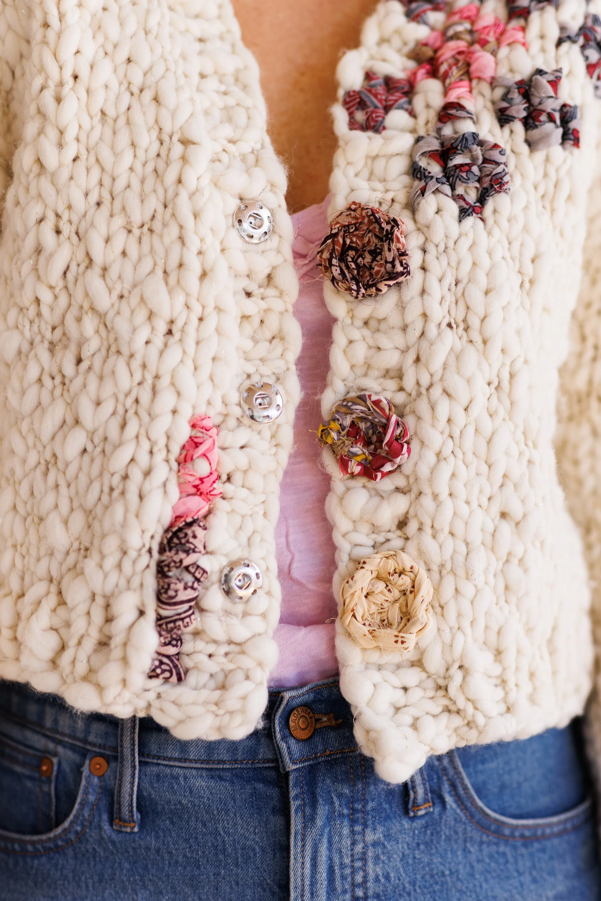 Everyday Yay Cardi Kit Embroidered