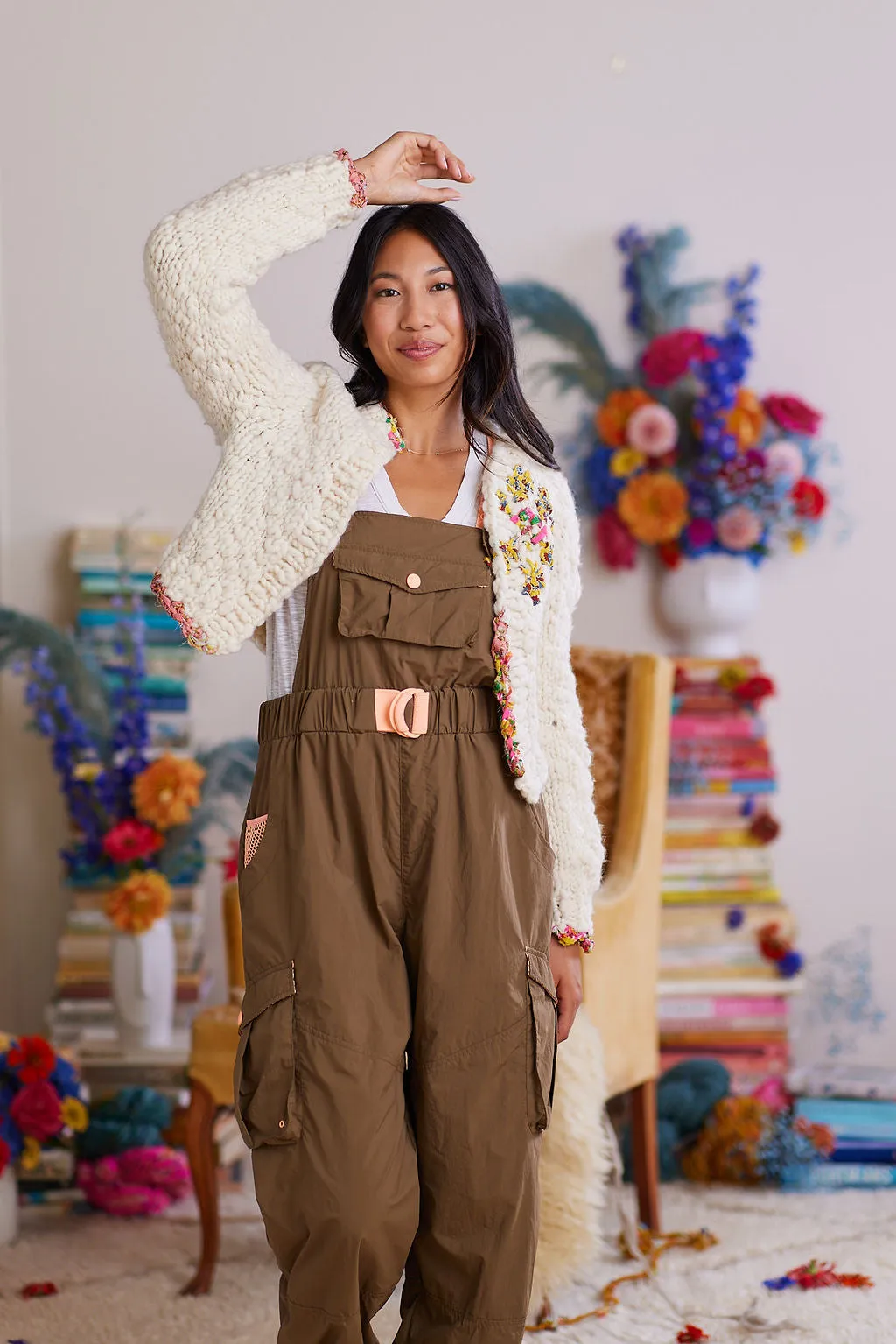 Everyday Yay Cardi Kit Embroidered