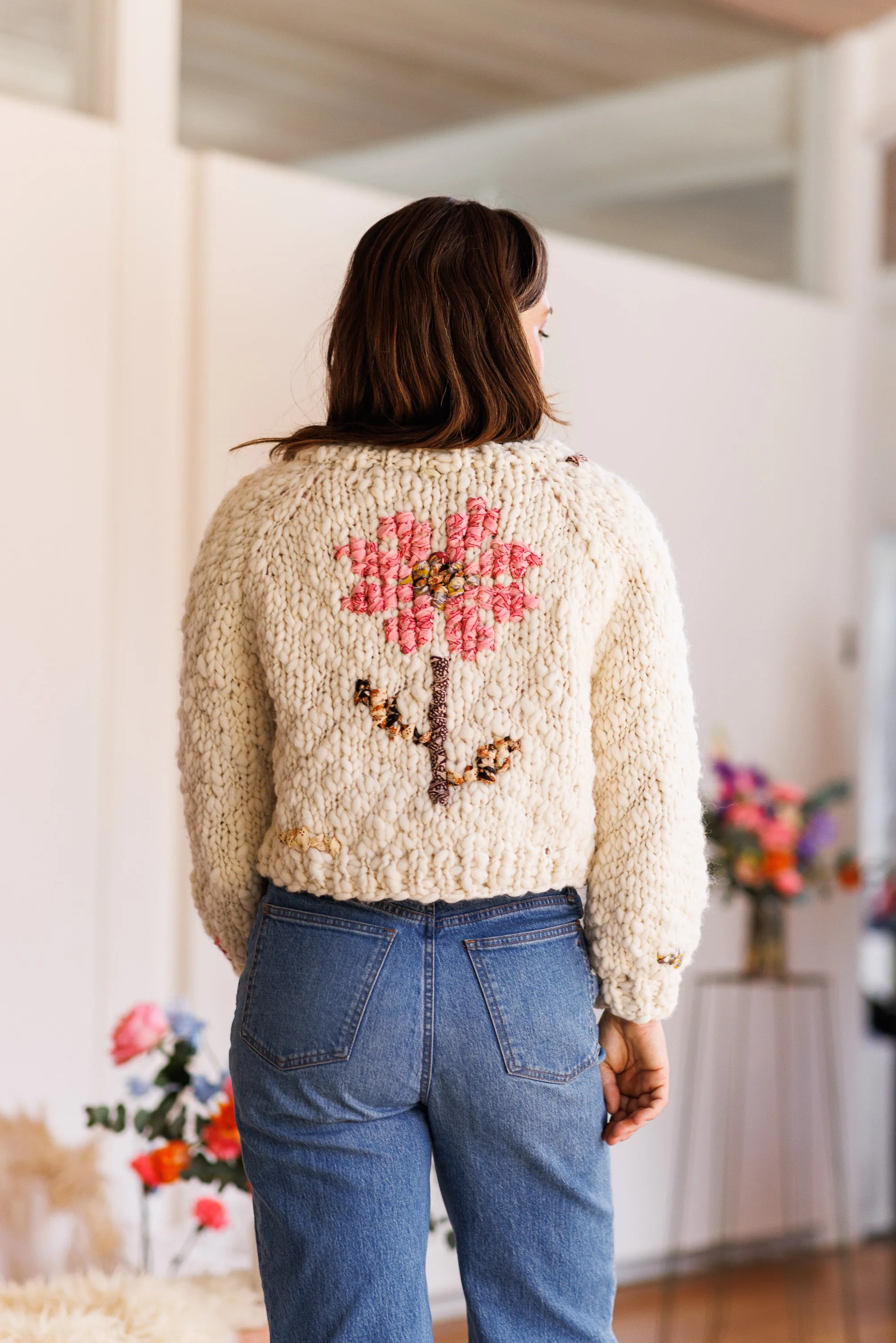 Everyday Yay Cardi Kit Embroidered