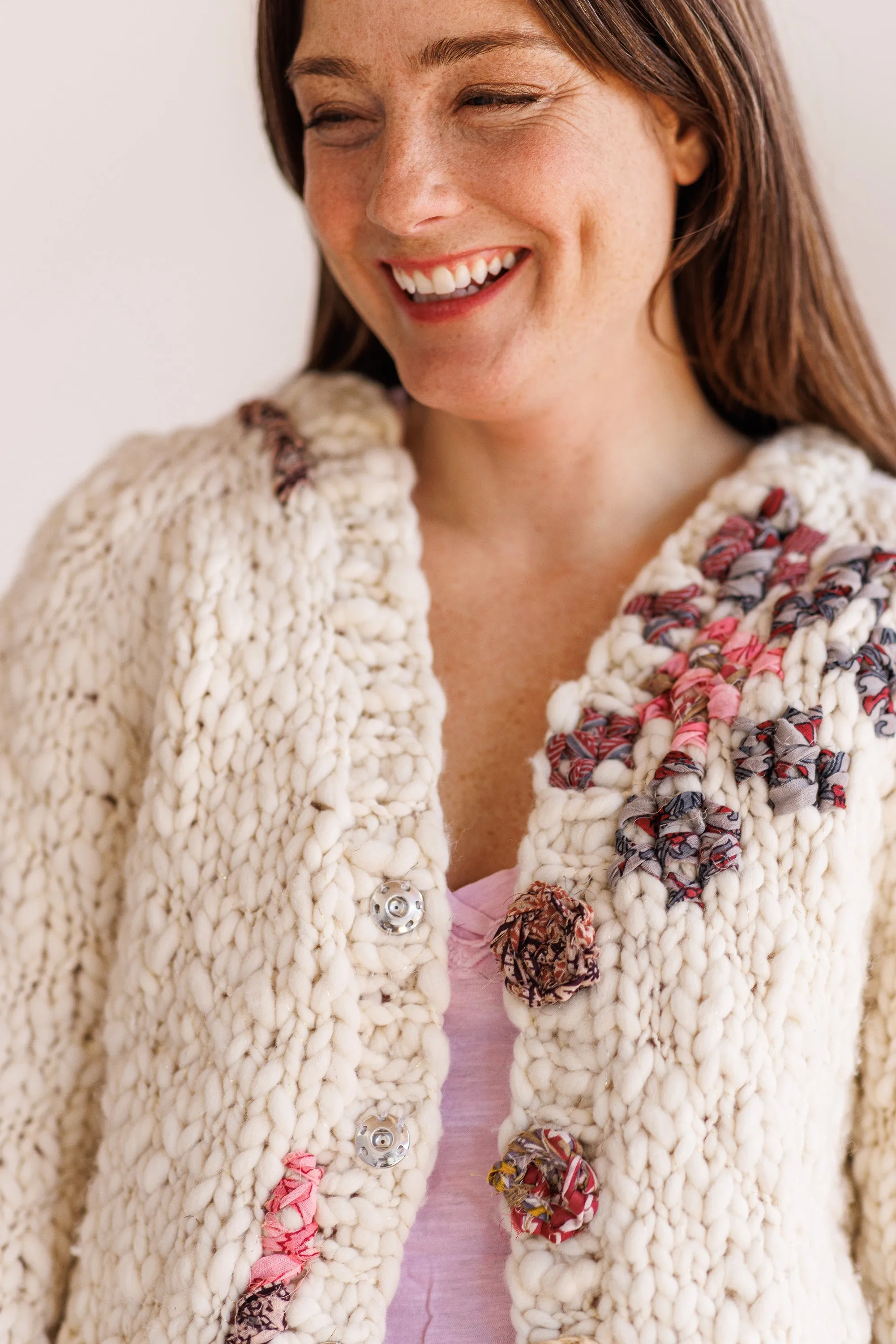 Everyday Yay Cardi Kit Embroidered