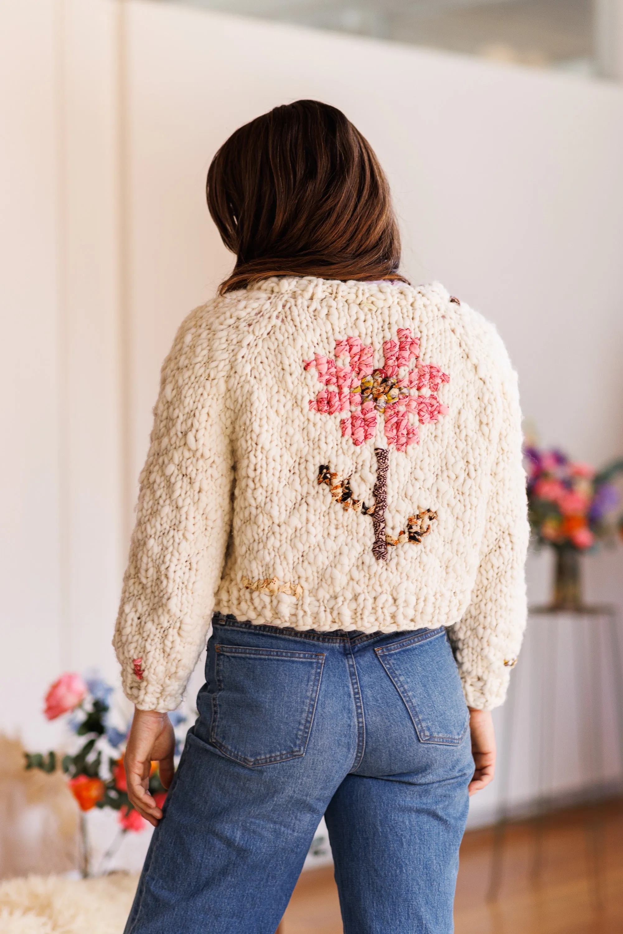 Everyday Yay Cardi Kit Embroidered