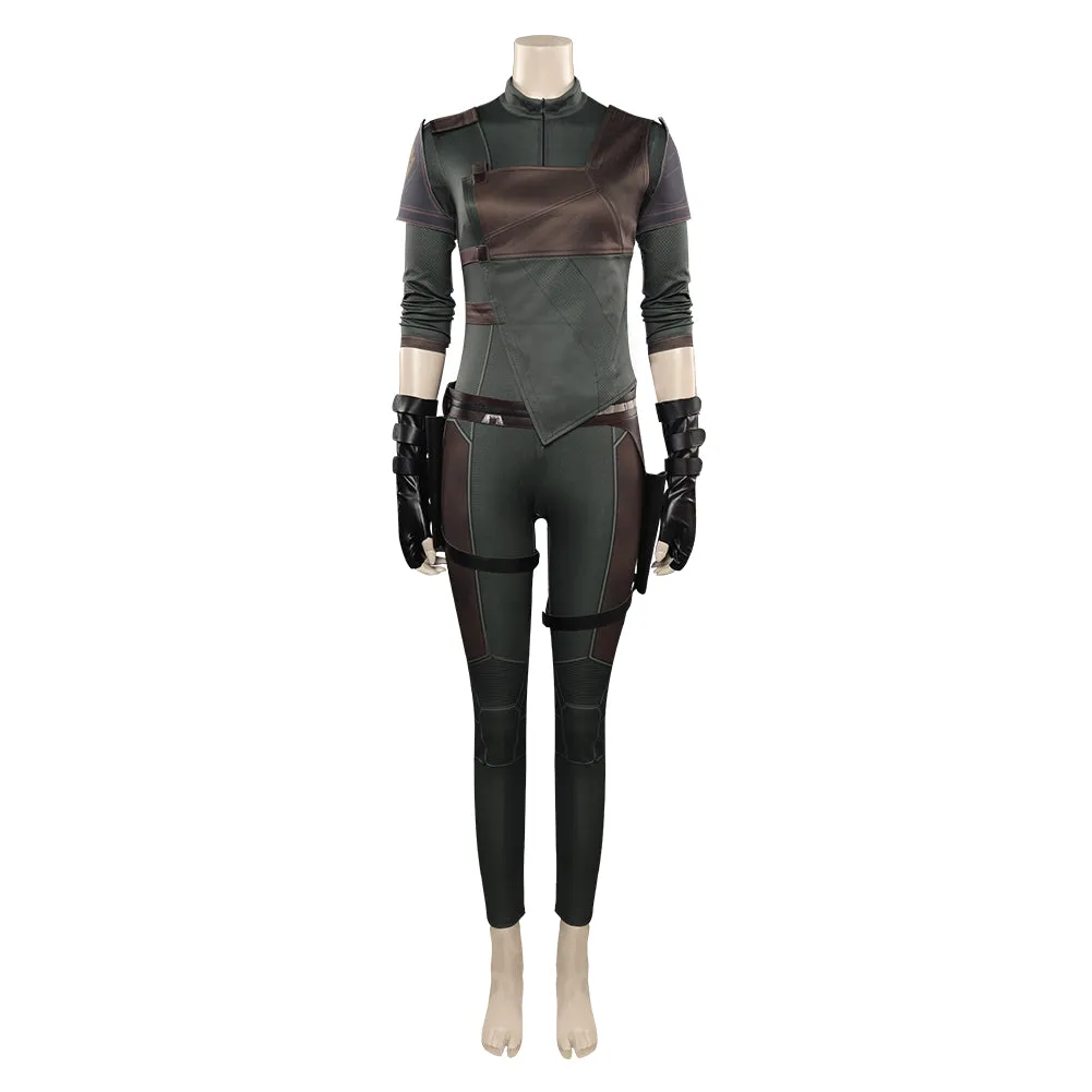 Gamora Cosplay Costume Jumpsuit Halloween Carnival Party Disguise Suit