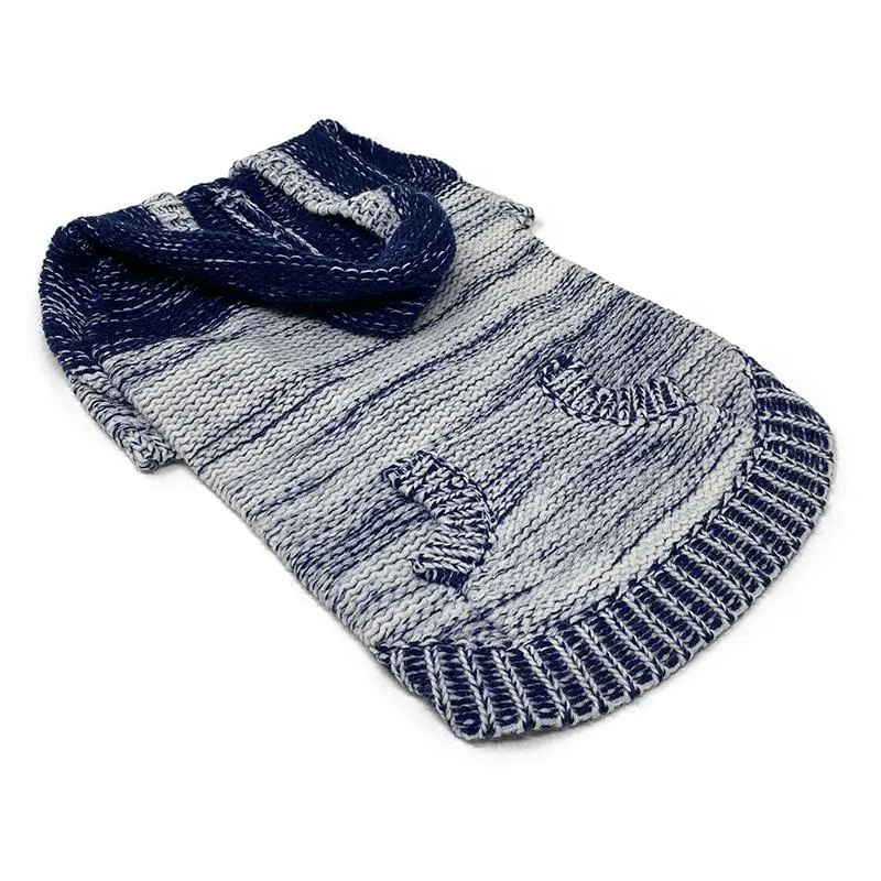 Gradient Hooded Dog Sweater