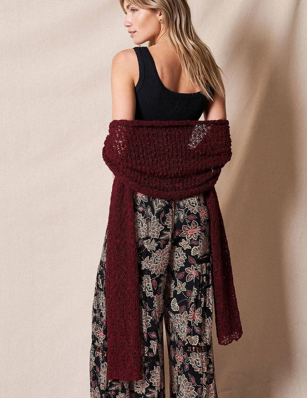 Handwoven Riva Knit Shawl