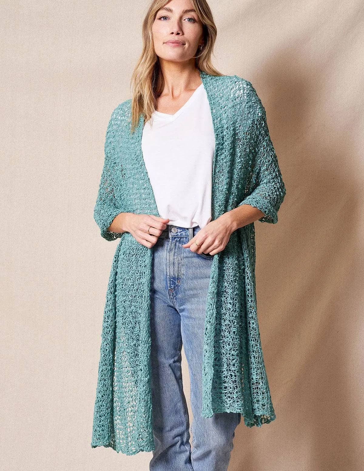 Handwoven Riva Knit Shawl