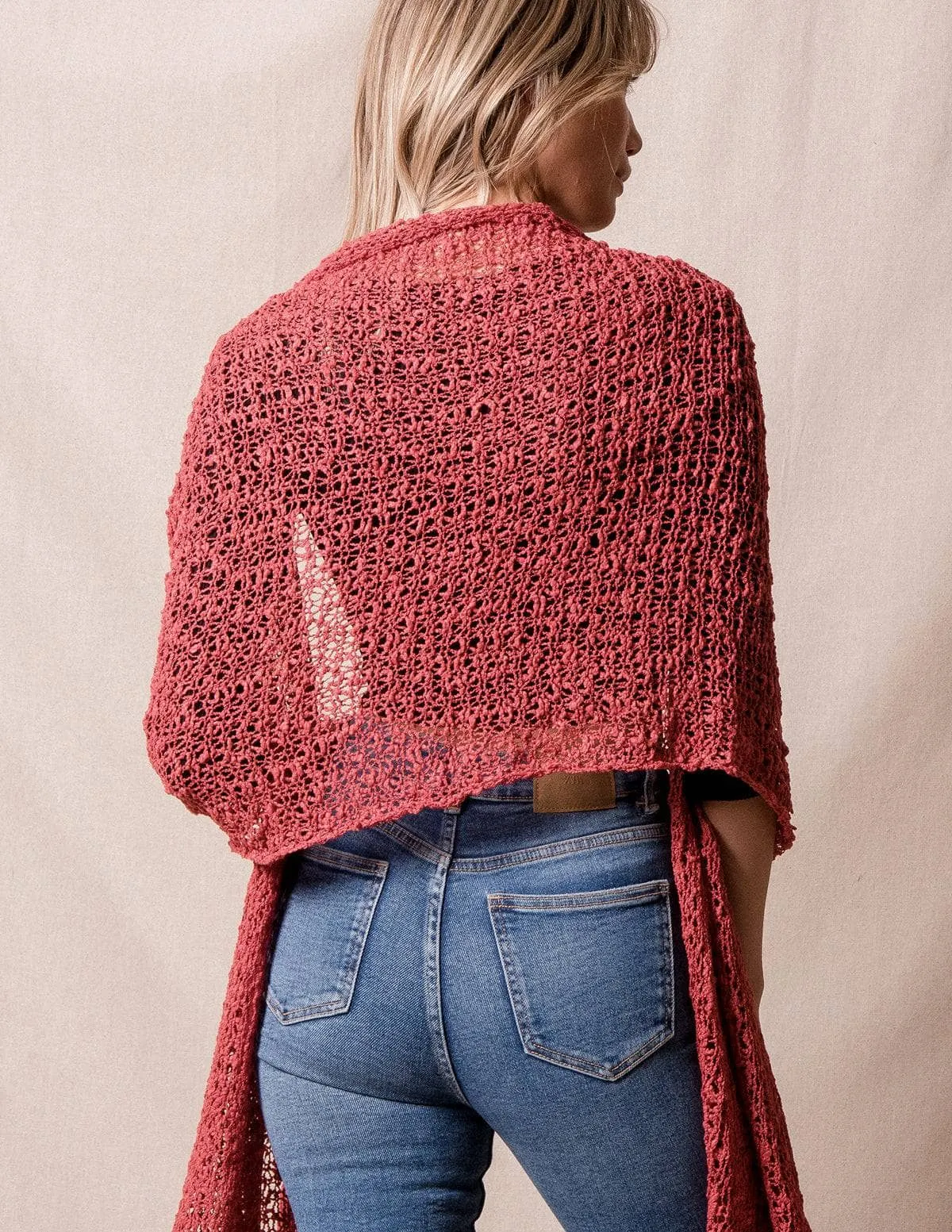 Handwoven Riva Knit Shawl