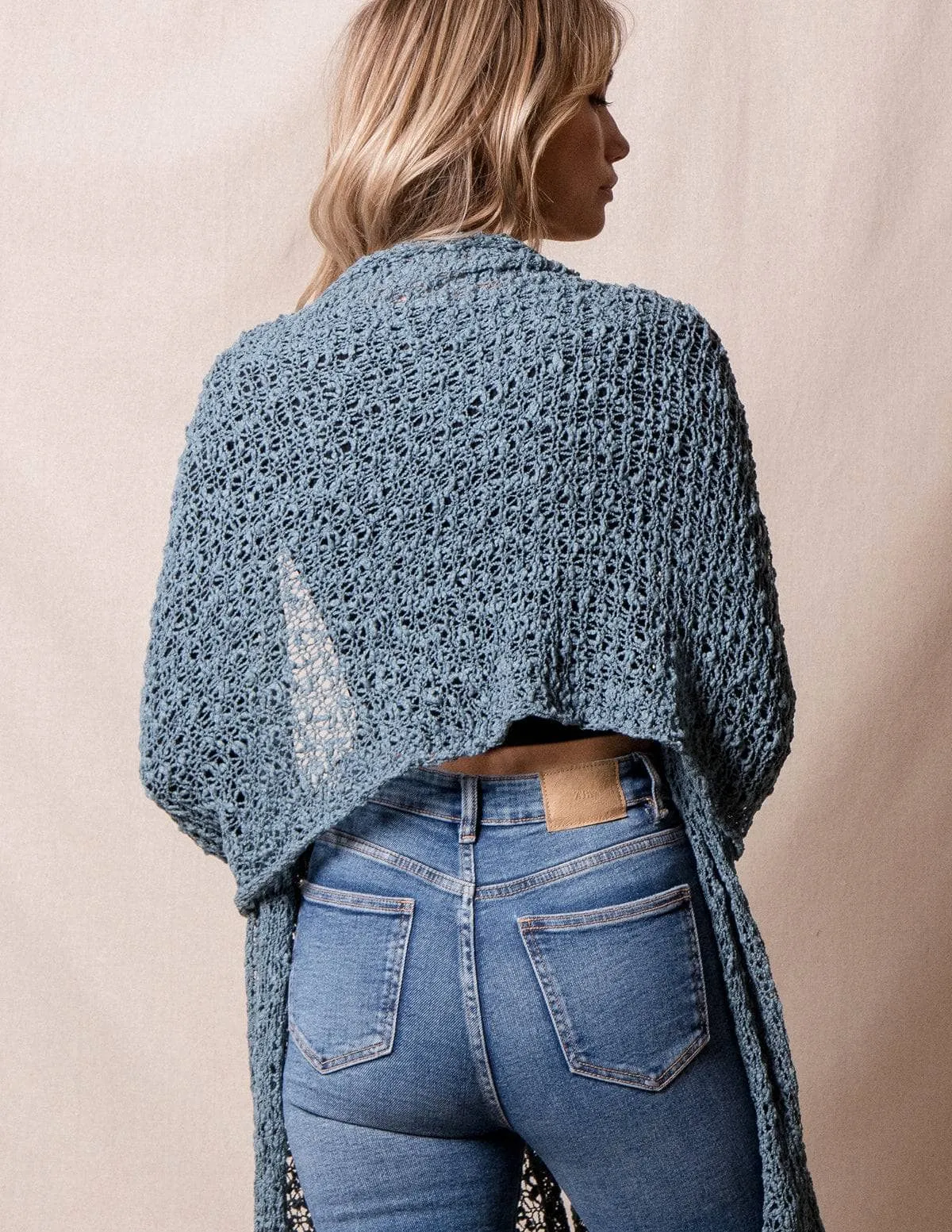 Handwoven Riva Knit Shawl