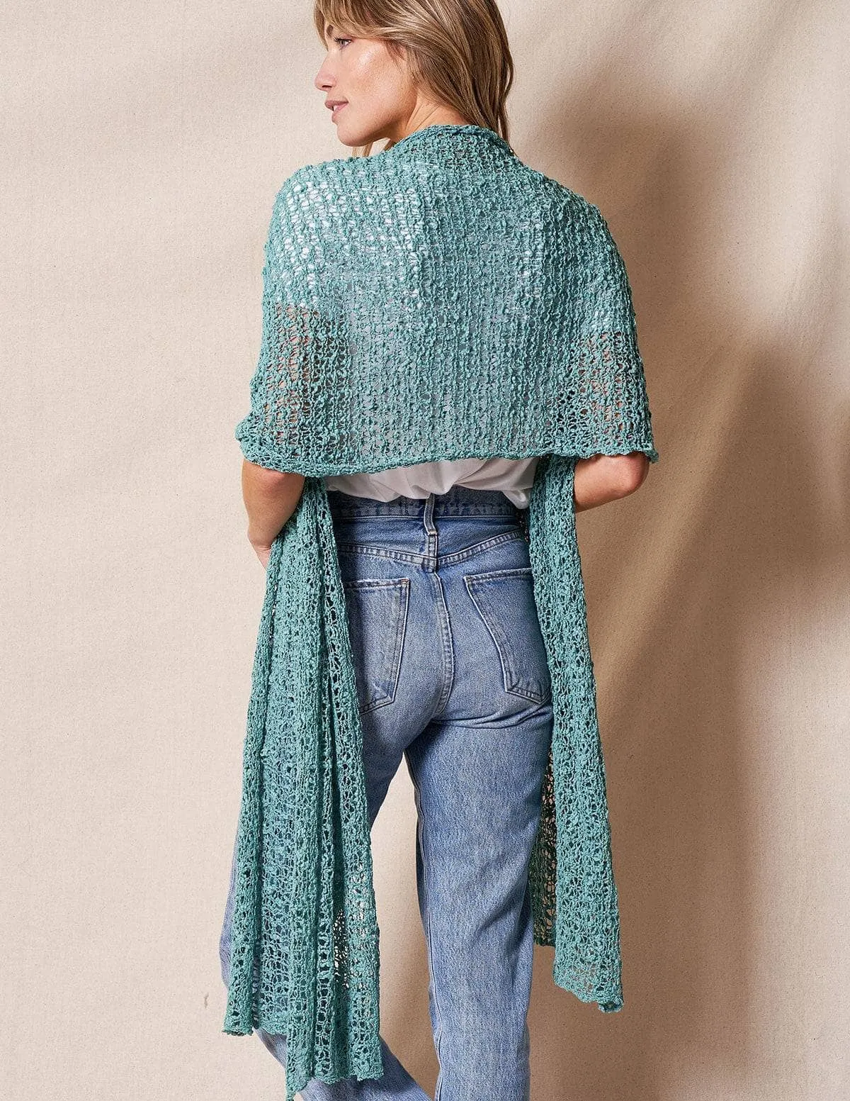 Handwoven Riva Knit Shawl