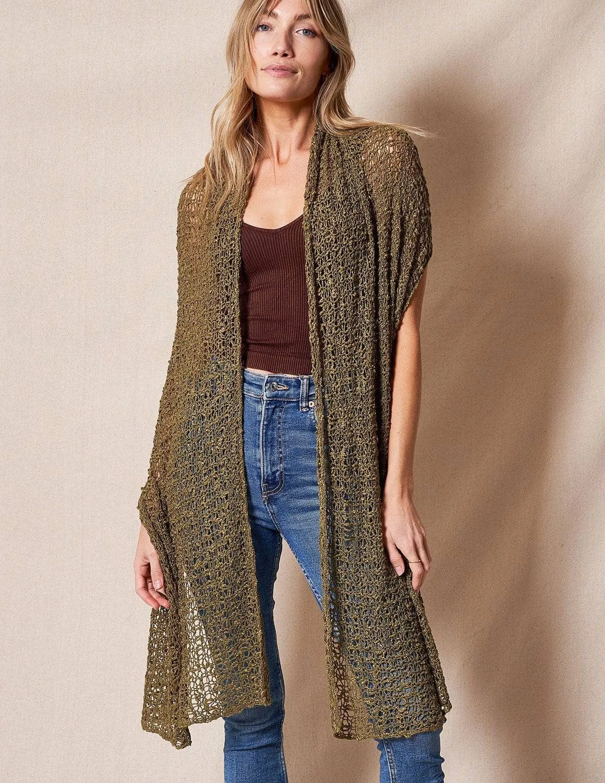 Handwoven Riva Knit Shawl