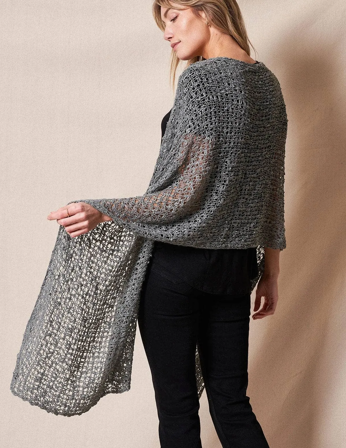 Handwoven Riva Knit Shawl