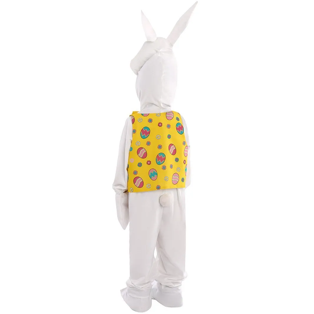 Kids Children White Rabbit Bunny Carrot Party Cosplay Halloween Easter Costume