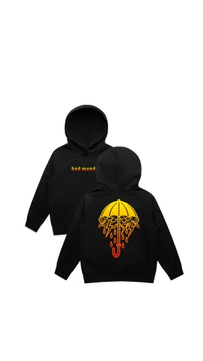 Kids Gradient It Always Rains Hoodie Red