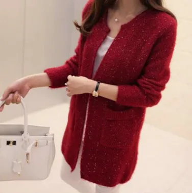 Knitted Cardigan Sweater