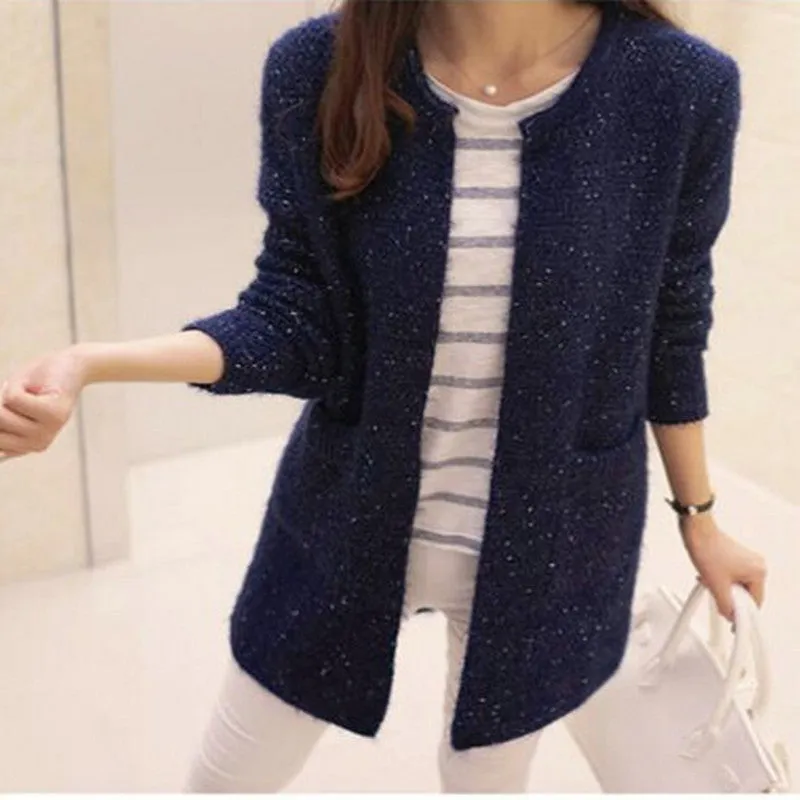 Knitted Cardigan Sweater