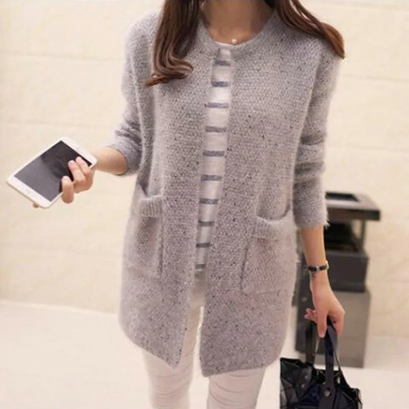 Knitted Cardigan Sweater