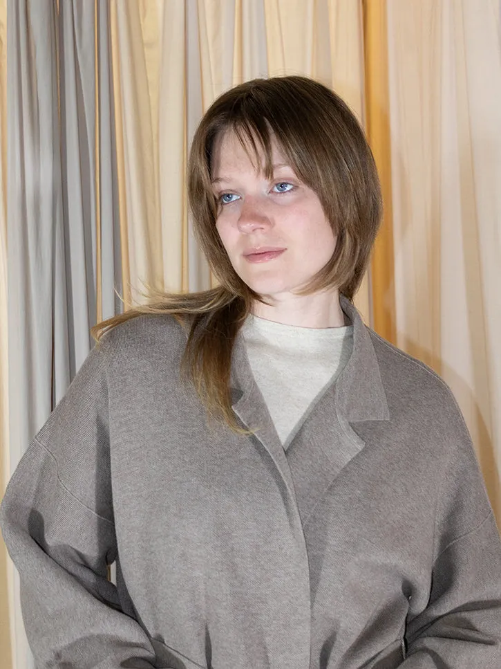 Lauren Manoogian Double Knit Trench, Wood