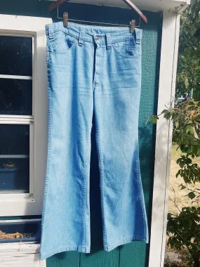 Light Wash Flared Levi's Jeans