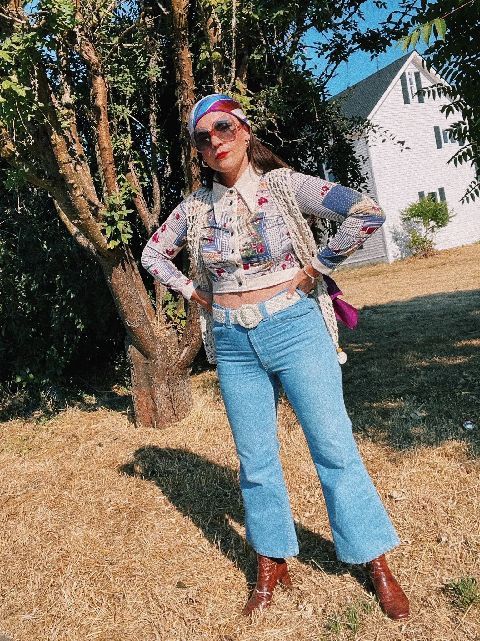 Light Wash Flared Levi's Jeans