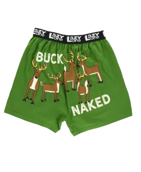 MEN'S "BUCK NAKED" BOXERS