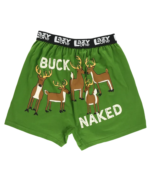 MEN'S "BUCK NAKED" BOXERS