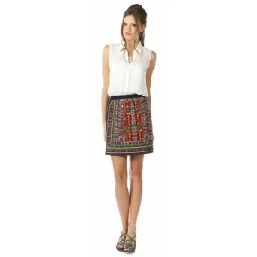 Michelle Black Mirrored Skirt