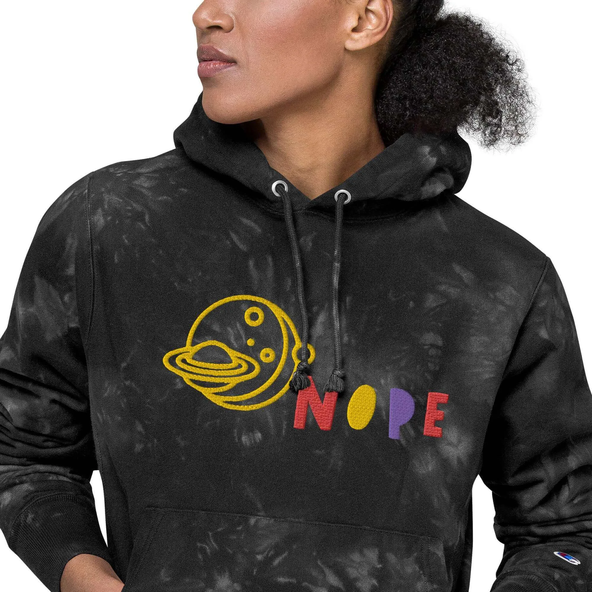 Nope Champion Tie-Dye Hoodie | Unique & Comfy