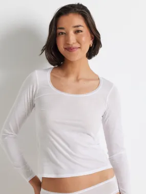 Pure Cotton Long Sleeve Top