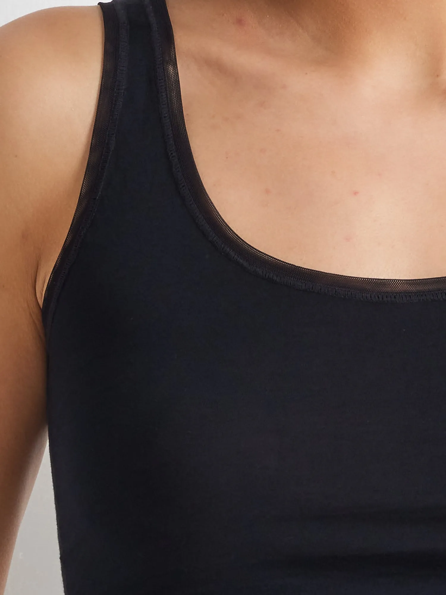 Pure Cotton Wide Strap Cami