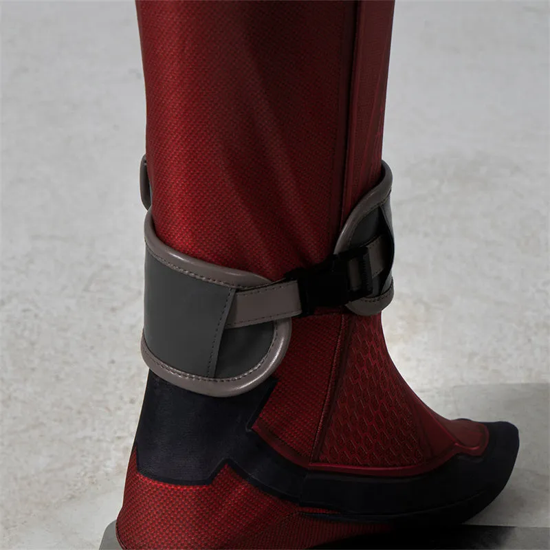 Scarlet Spider Ben Reily Cosplay Costume Spider Man Jumpsuit Vest Halloween Carnival Suit