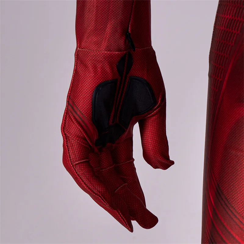 Scarlet Spider Ben Reily Cosplay Costume Spider Man Jumpsuit Vest Halloween Carnival Suit