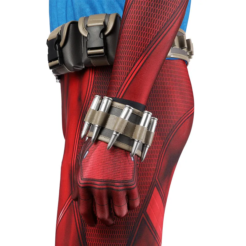 Scarlet Spider Suit Ben Reilly Jumpsuit The Spider-Verse Cosplay Costumes Halloween Outfit