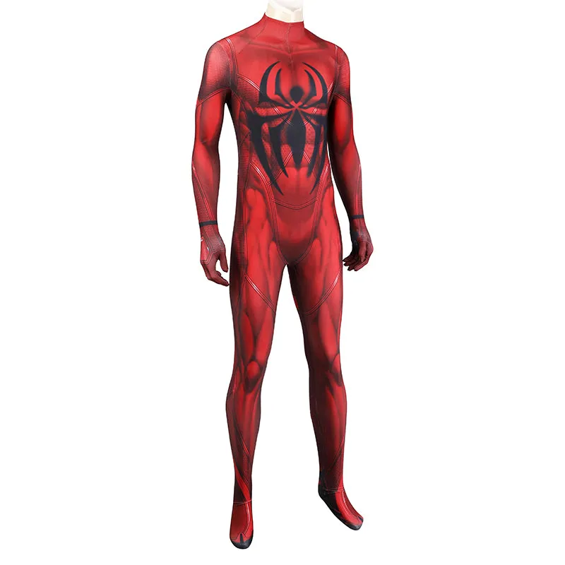 Scarlet Spider Suit Ben Reilly Jumpsuit The Spider-Verse Cosplay Costumes Halloween Outfit