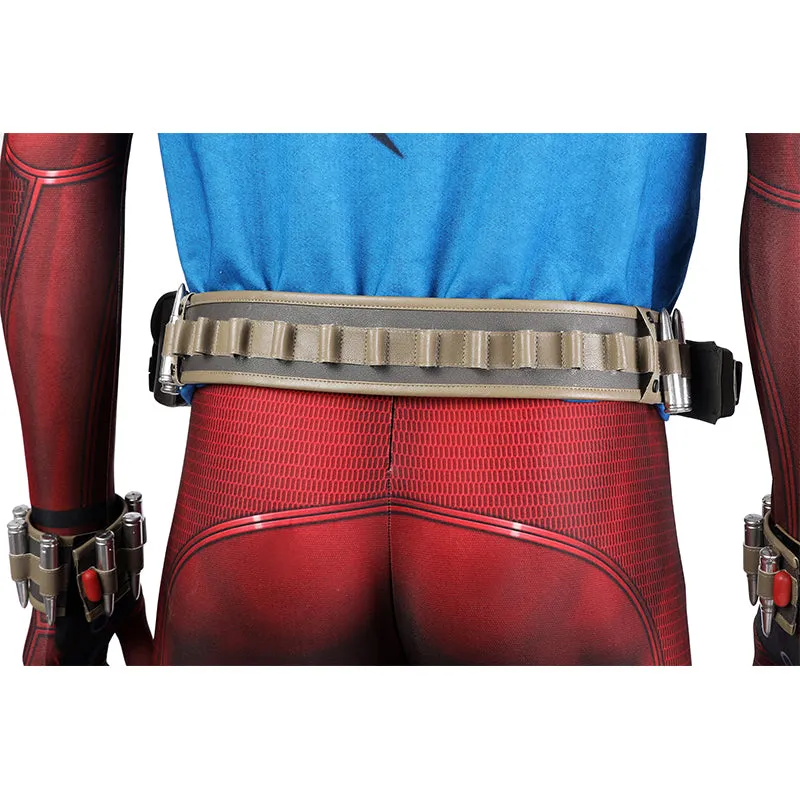 Scarlet Spider Suit Ben Reilly Jumpsuit The Spider-Verse Cosplay Costumes Halloween Outfit