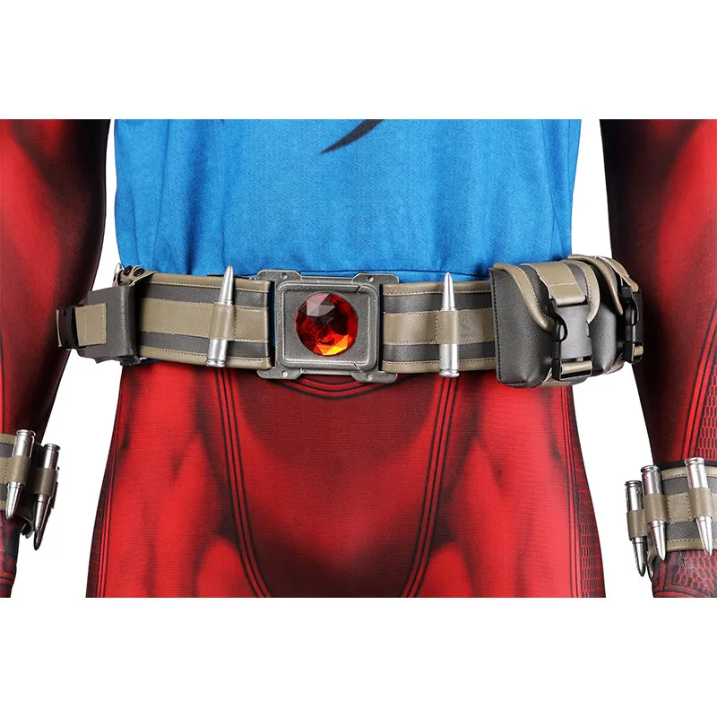 Scarlet Spider Suit Ben Reilly Jumpsuit The Spider-Verse Cosplay Costumes Halloween Outfit