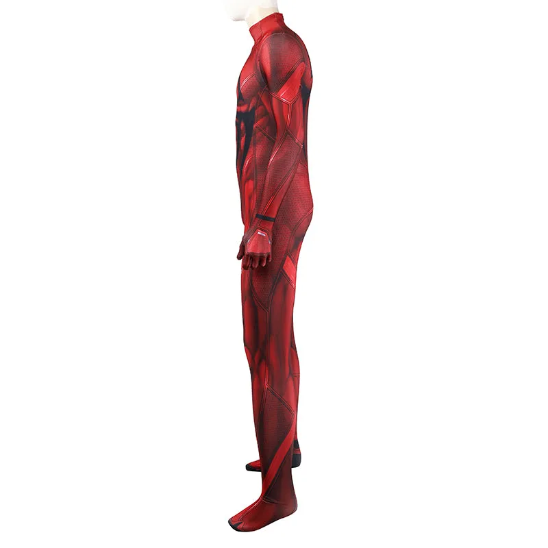 Scarlet Spider Suit Ben Reilly Jumpsuit The Spider-Verse Cosplay Costumes Halloween Outfit