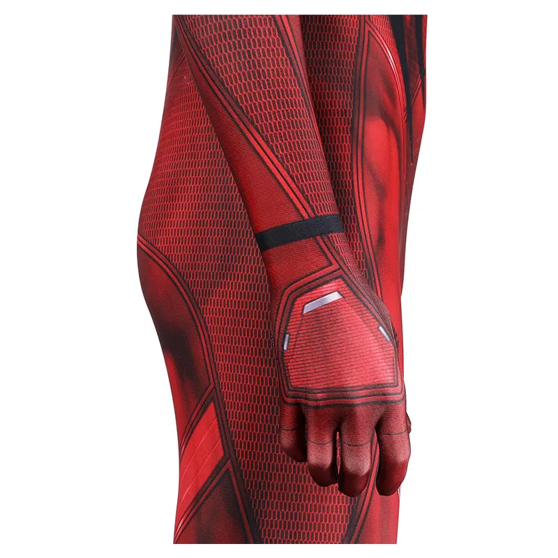 Scarlet Spider Suit Ben Reilly Jumpsuit The Spider-Verse Cosplay Costumes Halloween Outfit