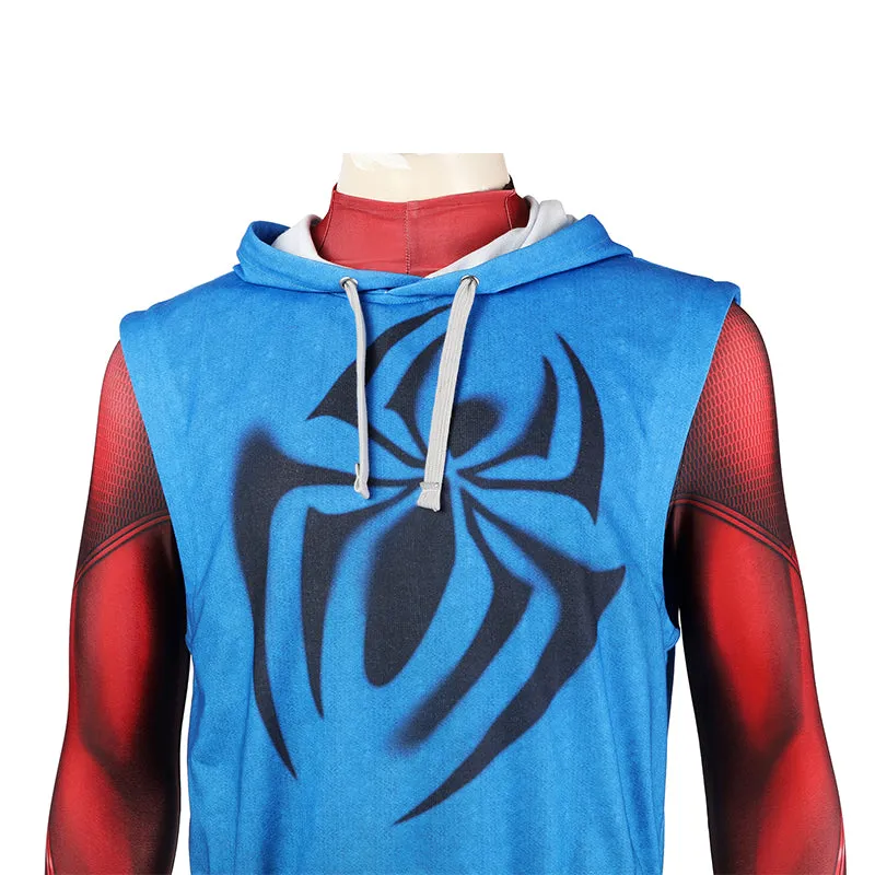 Scarlet Spider Suit Ben Reilly Jumpsuit The Spider-Verse Cosplay Costumes Halloween Outfit