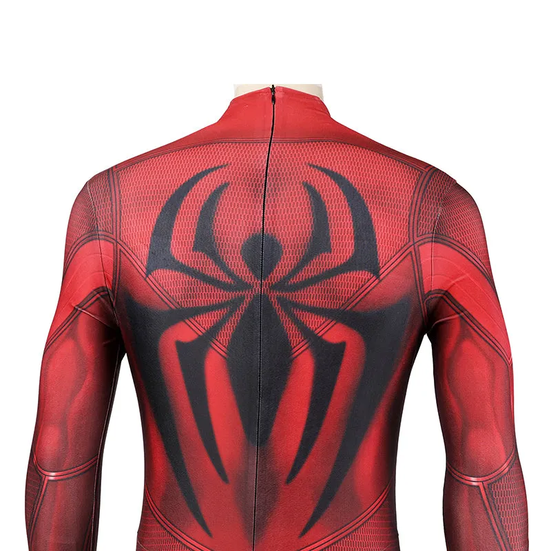 Scarlet Spider Suit Ben Reilly Jumpsuit The Spider-Verse Cosplay Costumes Halloween Outfit