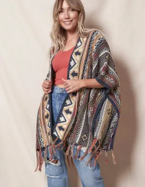 Sonora Poncho Wrap - XL Only