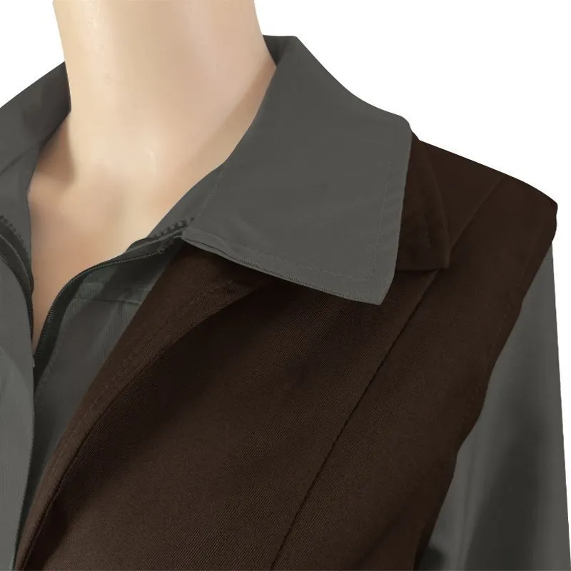 Star Wars Episode 7 The Force Awakens General Leia Organa Cosplay Costume