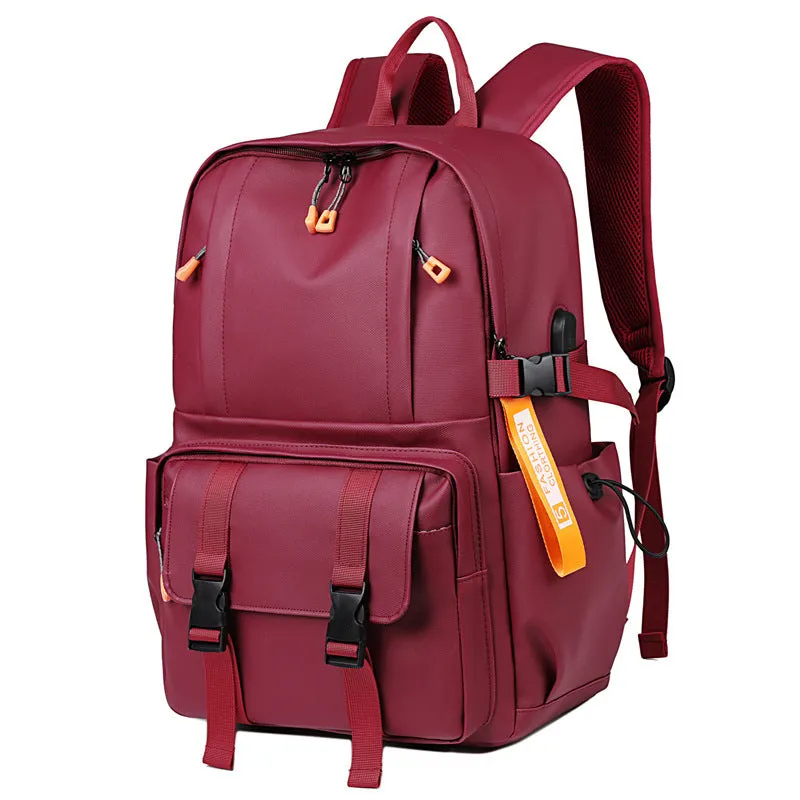 Strict Selection Men's Business Commute Backpack Casual Large Capacity Gymnastic Valise Early High School and College Student Schoolbag