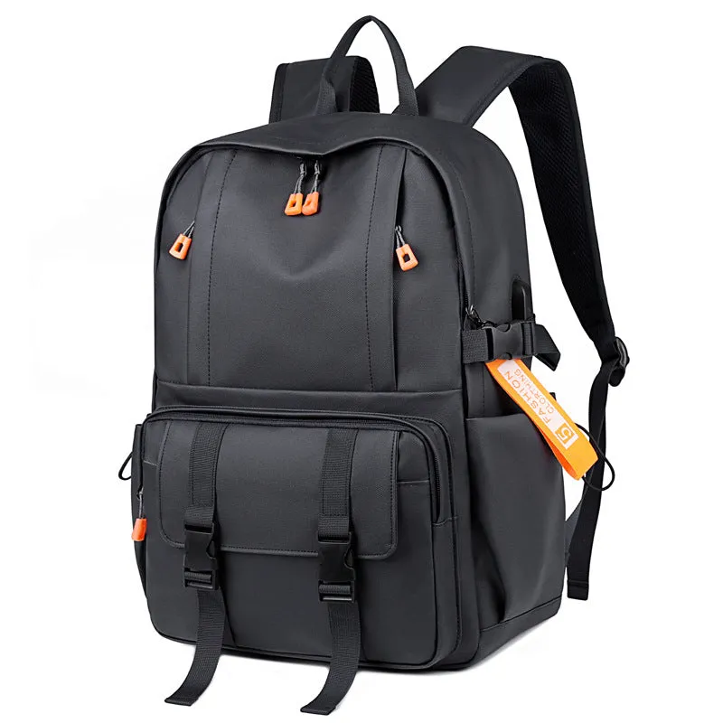 Strict Selection Men's Business Commute Backpack Casual Large Capacity Gymnastic Valise Early High School and College Student Schoolbag