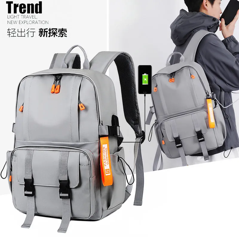 Strict Selection Men's Business Commute Backpack Casual Large Capacity Gymnastic Valise Early High School and College Student Schoolbag